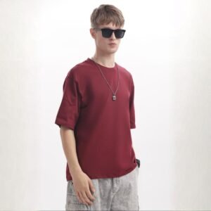 Cotton T-Shirt Drop Shoulder