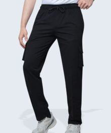 COTTON CARGO CHECK PANTS