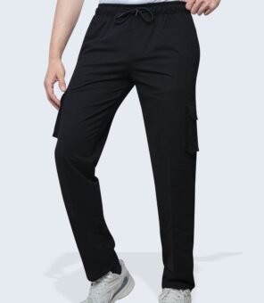 COTTON CARGO CHECK PANTS