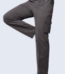COTTON CHECK CARGO PANTS