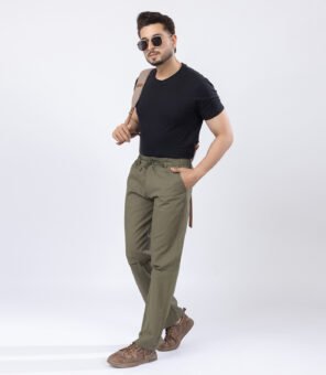 LINEN-BLEND TROUSER