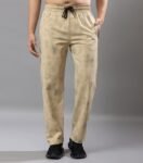 COTTON PRINT TRACK-PANT STRAIGHT FIT