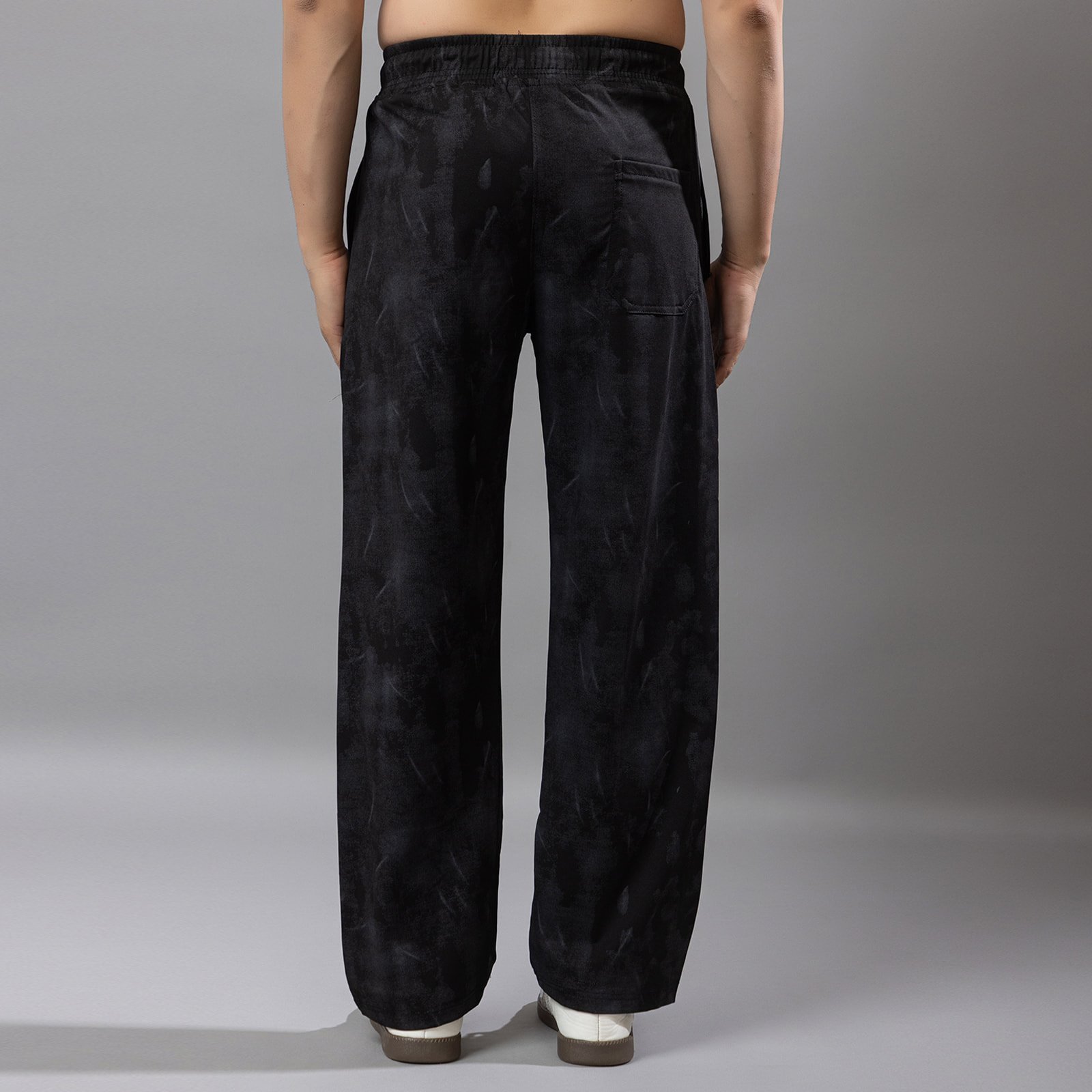 COTTON PRINT TRACKPANT STRAIGHT FIT - Image 3