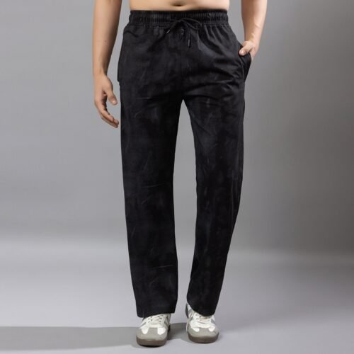 COTTON PRINT TRACKPANT STRAIGHT FIT