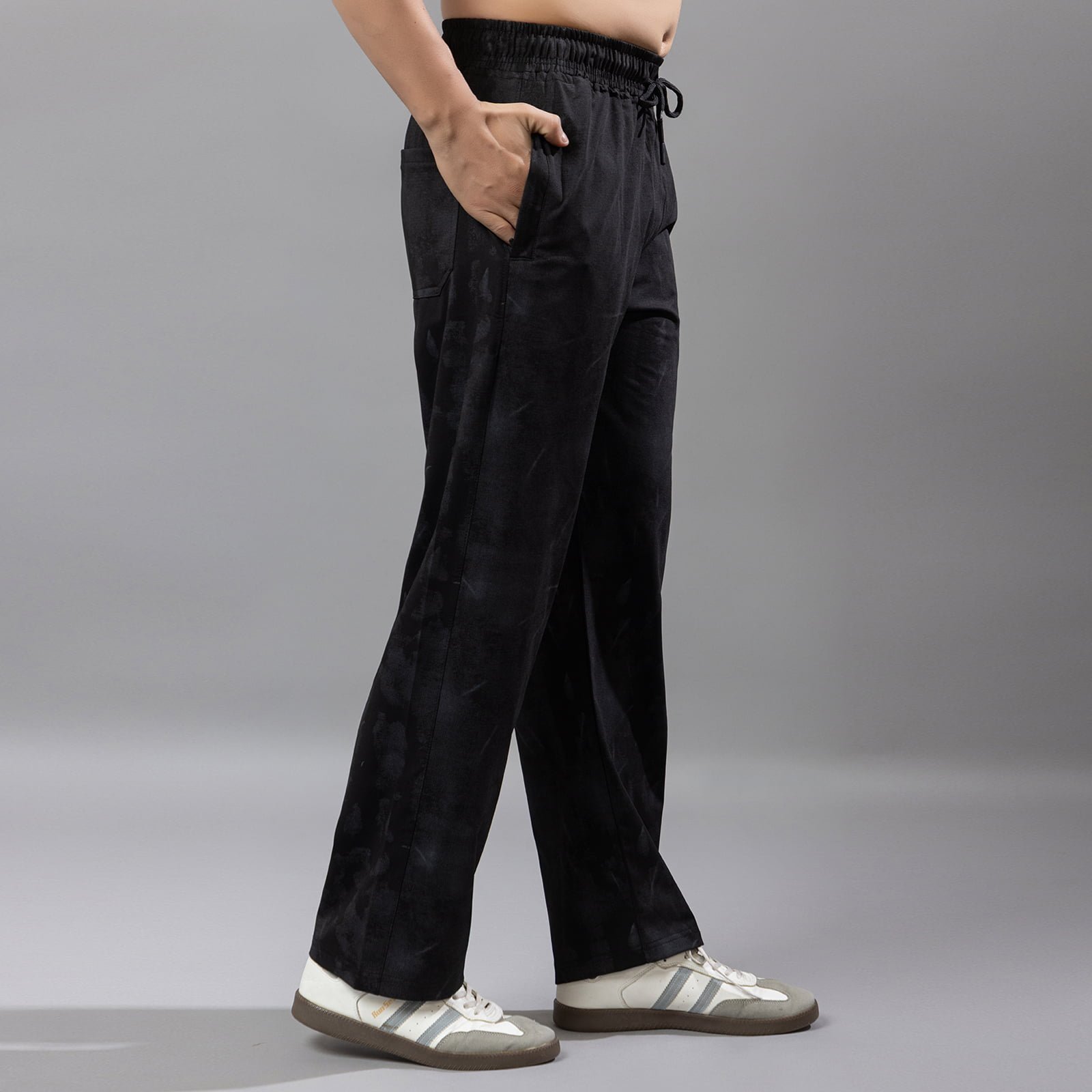 COTTON PRINT TRACKPANT STRAIGHT FIT - Image 5