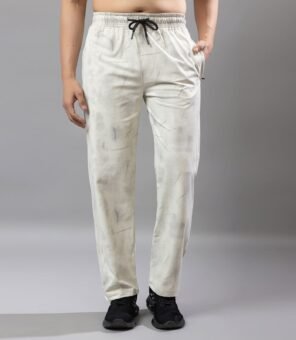 COTTON PRINT TRACKPANT STRAIGHT FIT