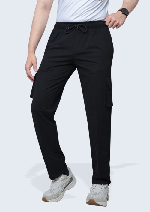 COTTON CHECK CARGO PANTS