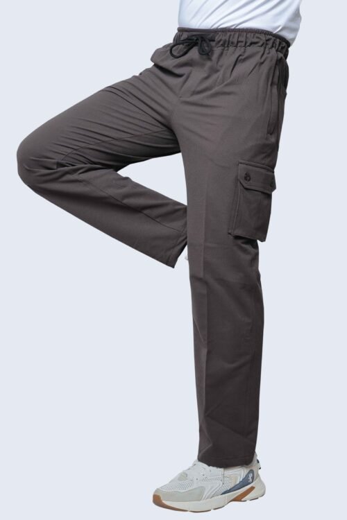 COTTON CHECK CARGO PANTS