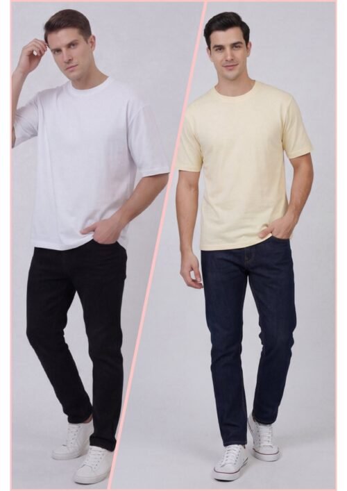 ESSENTIAL ELITE TEES (WHITE &CREAM)